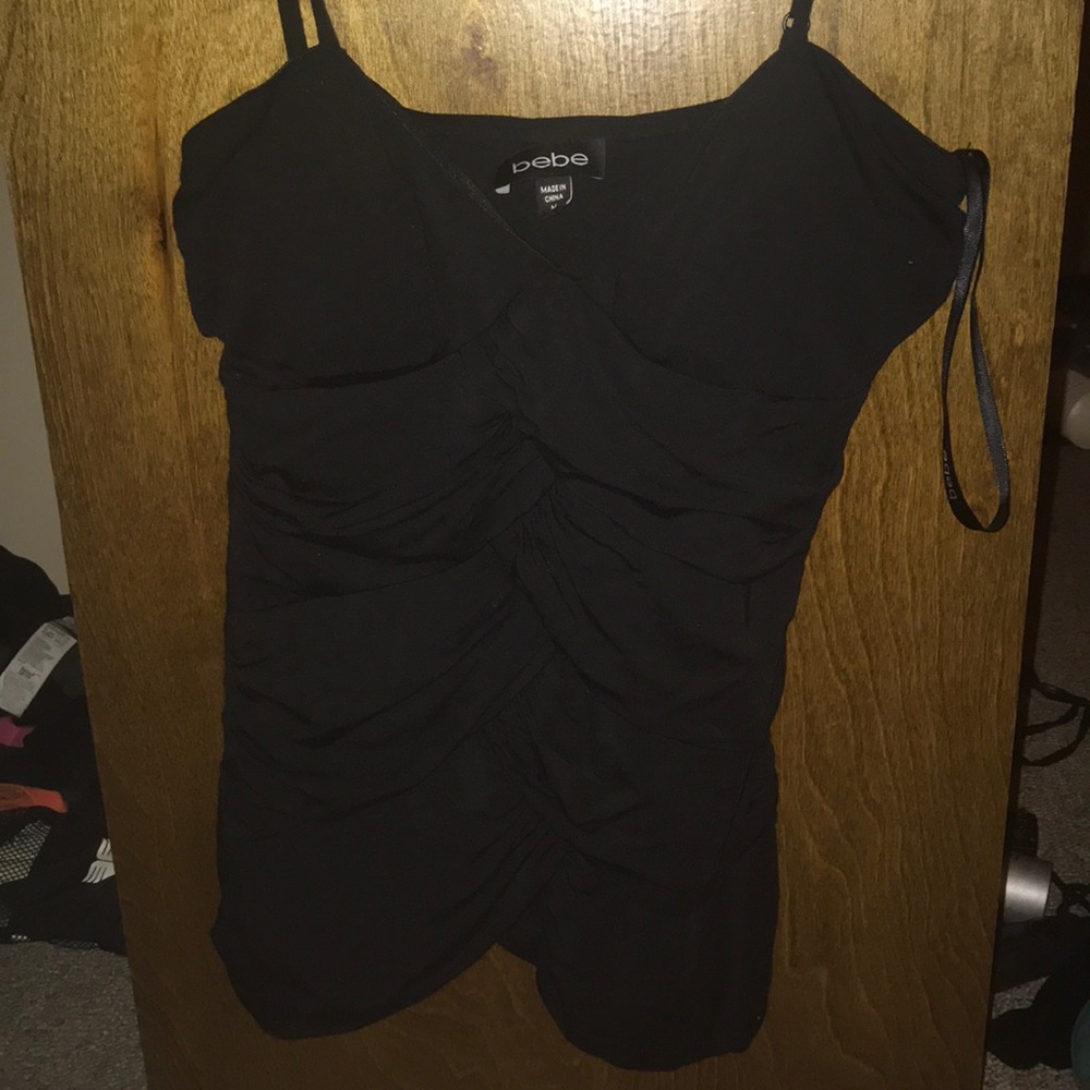Bebe black tank top